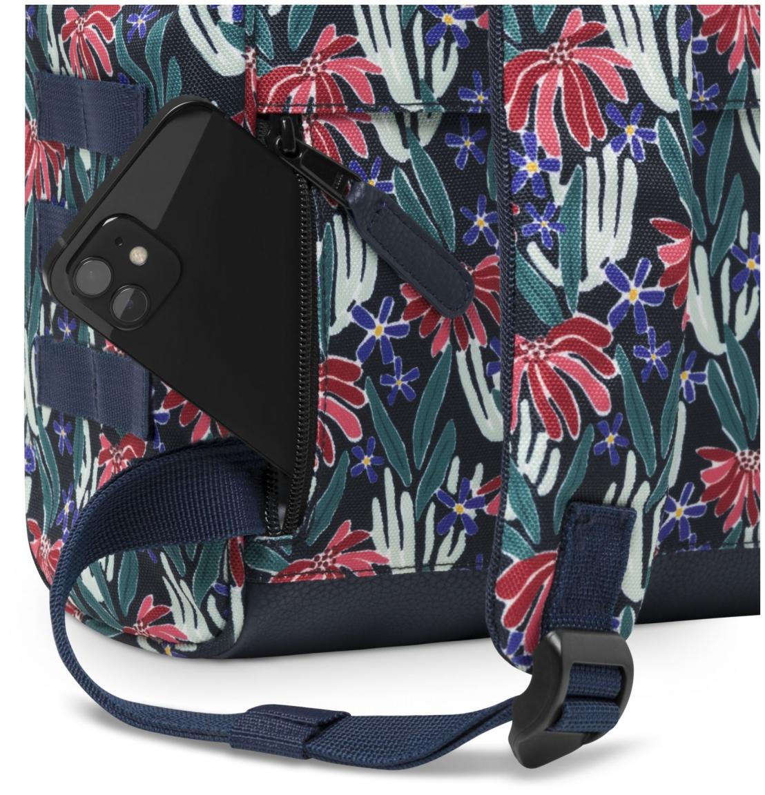 Damenrucksack Cabaia Edea Small Blumen bunt nachhaltig