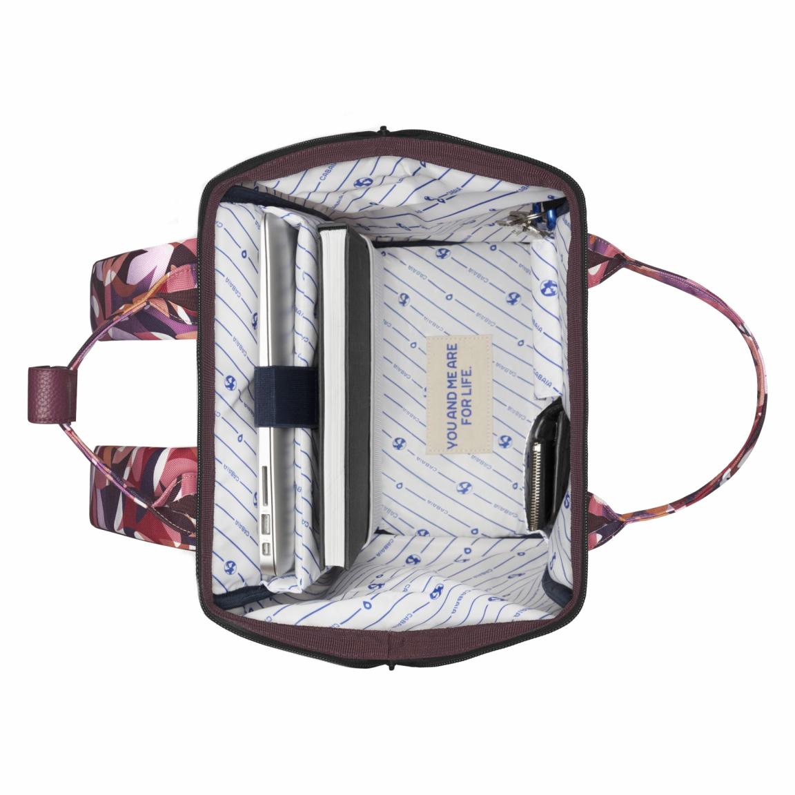 Damenrucksack Cabaia Mentreuil Multicolor Burgundy Adventurer M