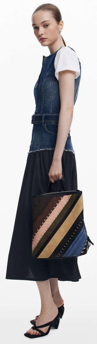 Damenrucksack Desigual bunt Whipstitch Sumy Quebec Patch