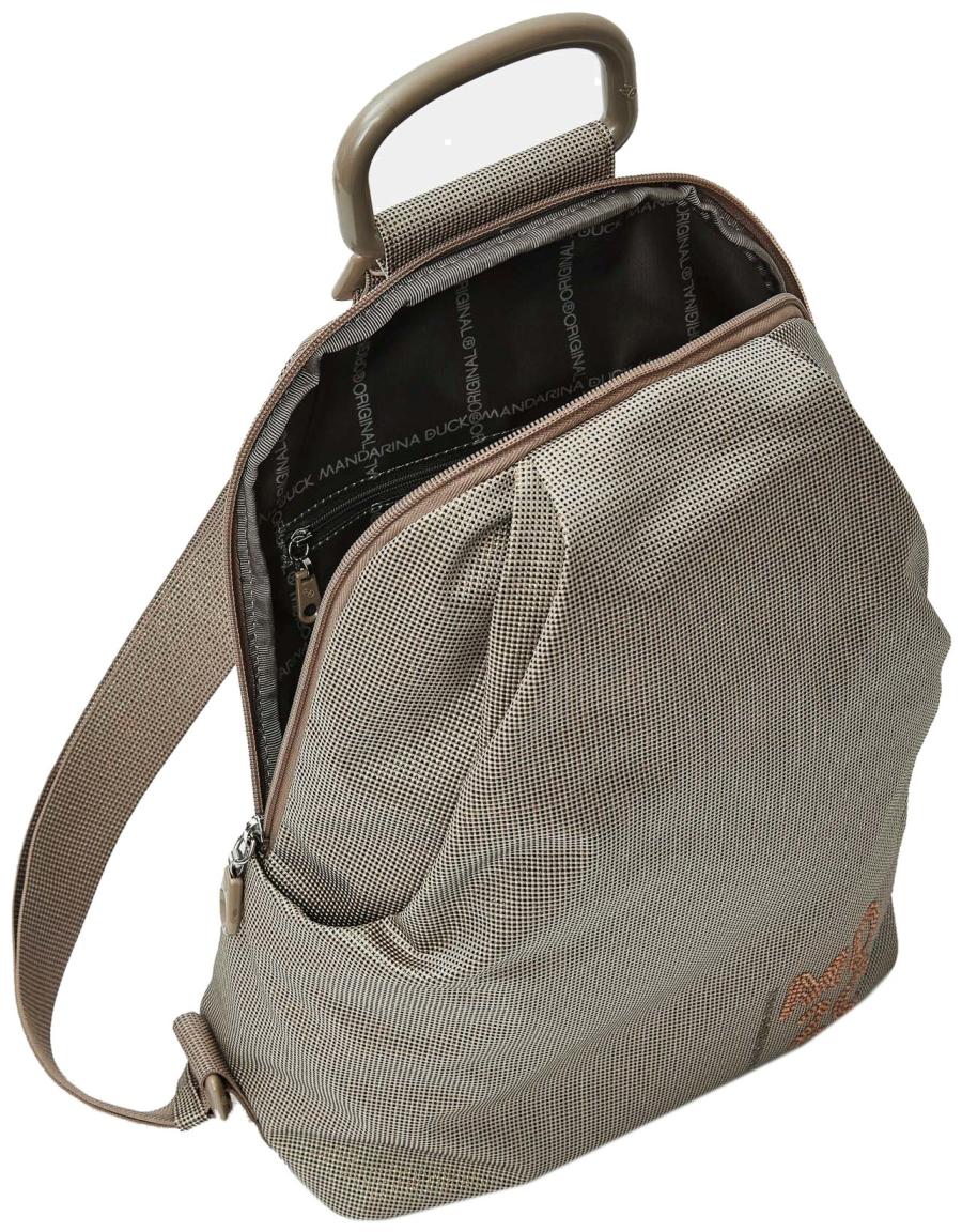 Damenrucksack Glitzer Beige Mandarina Duck MD20 Lux Astro