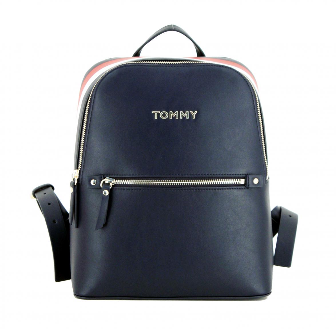 Damenrucksack Streifen Corporate Tommy Hilfiger dunkelblau