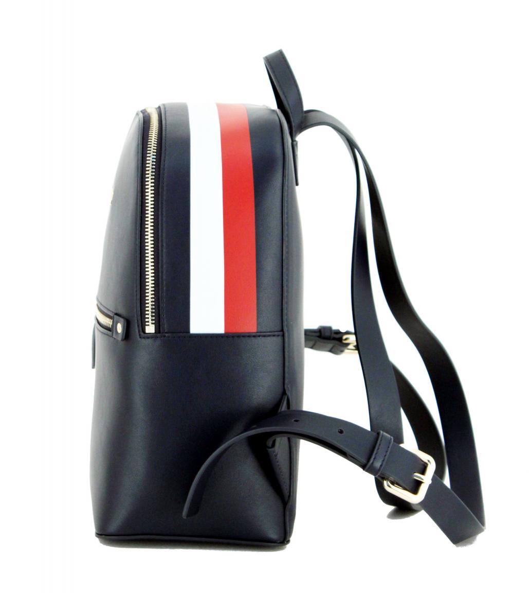 Damenrucksack Streifen Corporate Tommy Hilfiger dunkelblau