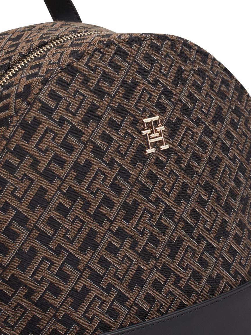 Damenrucksack Tommy Hilfiger Jacquard Backpack Black 