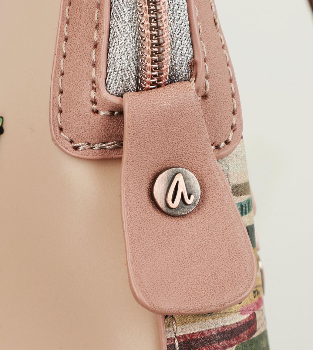 Damenrucksack Tuch Anekke Jungle Nature beige nude bunt