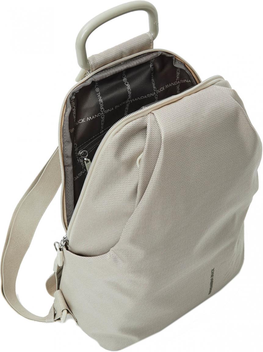 Damenrucksack hellbeige MD20 Mandarina Duck Backpack Cashmere