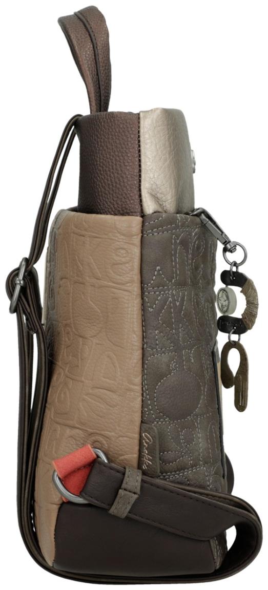 Damenrucksack mit Stickerei Prägung Anekke Muse Amphora 