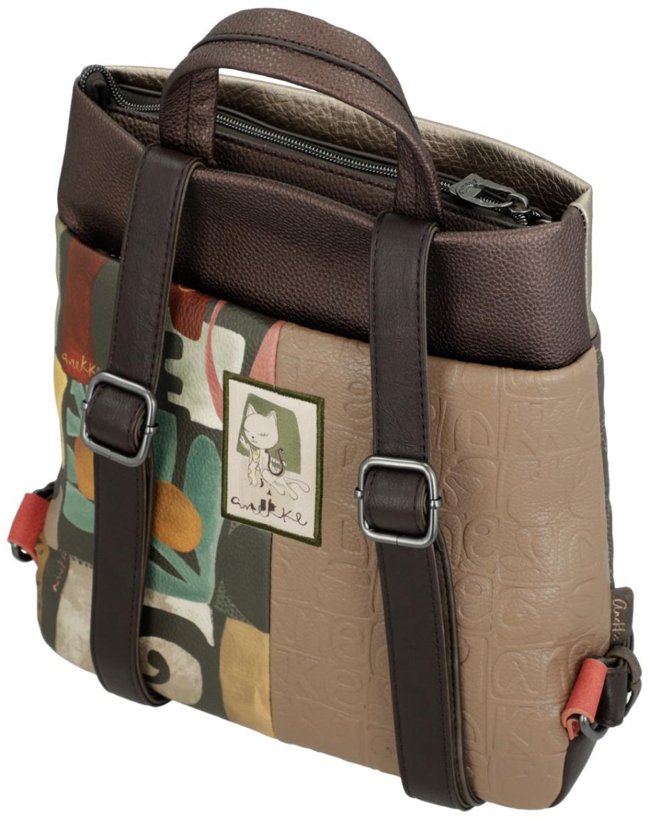 Damenrucksack mit Stickerei Prägung Anekke Muse Amphora 