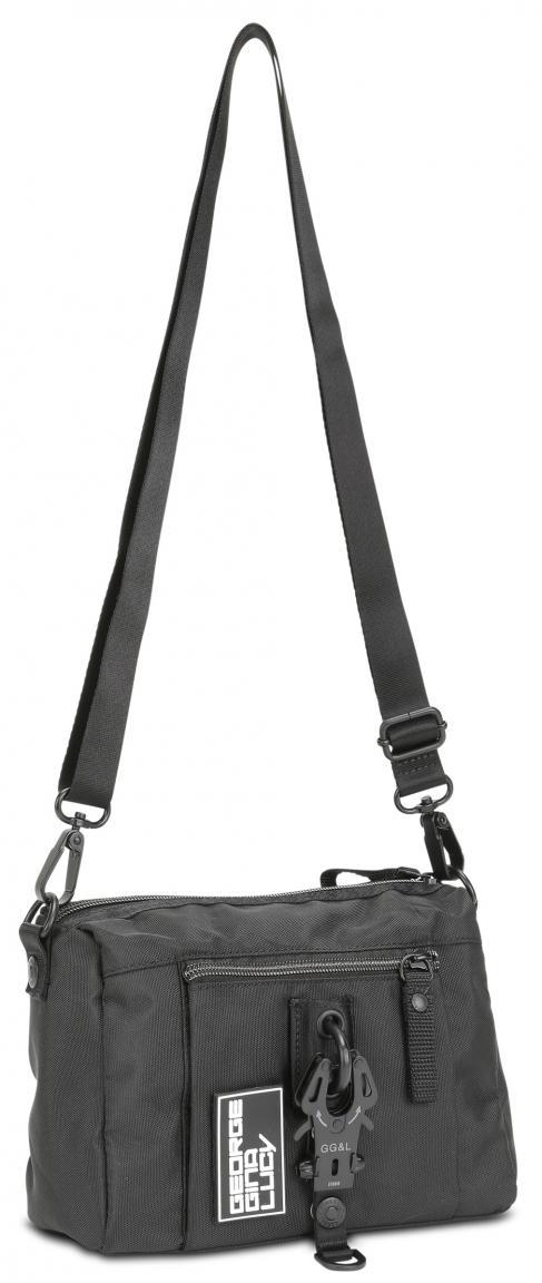 Damenschultertasche George Gina & Lucy all in Black GGL The Drops