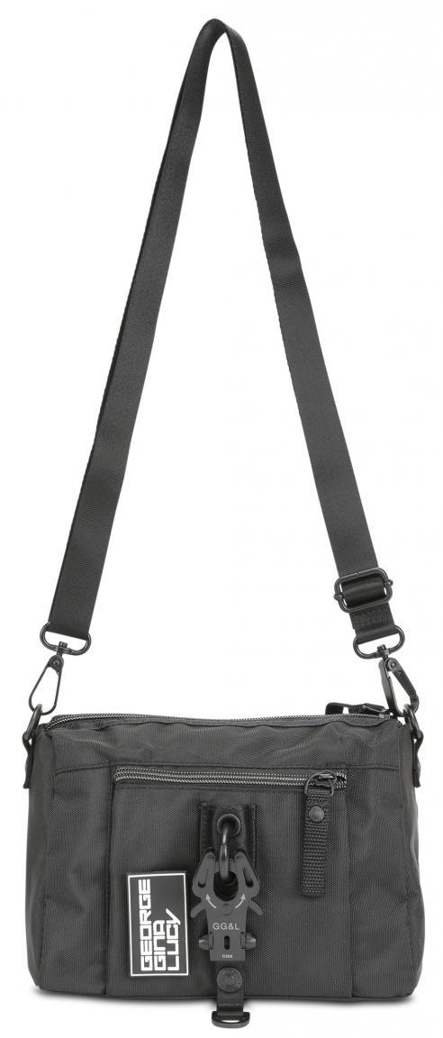 Damenschultertasche George Gina & Lucy all in Black GGL The Drops