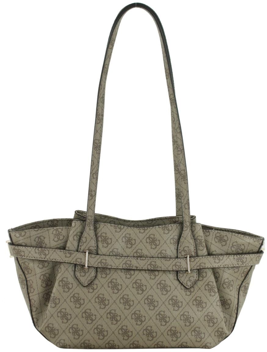 Damentasche Guess Yesba Zierriemen Dark Taupe 