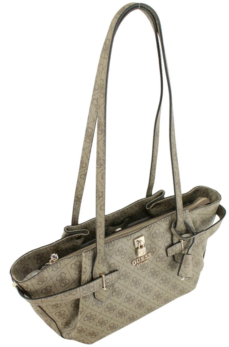 Damentasche Guess Yesba Zierriemen Dark Taupe 