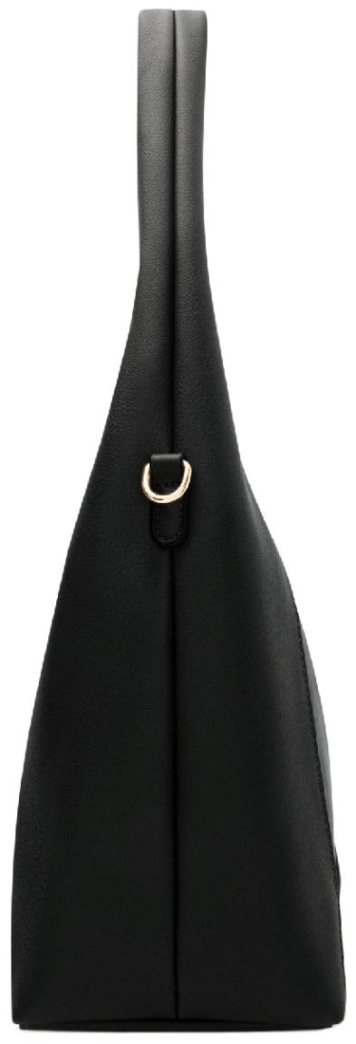 Damentasche L.Credi schwarz Palmira vegan Velours