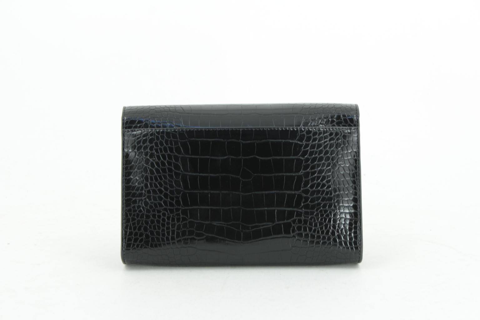 Damentasche Tommy Hilfiger Lock Crossover Groco black Lack