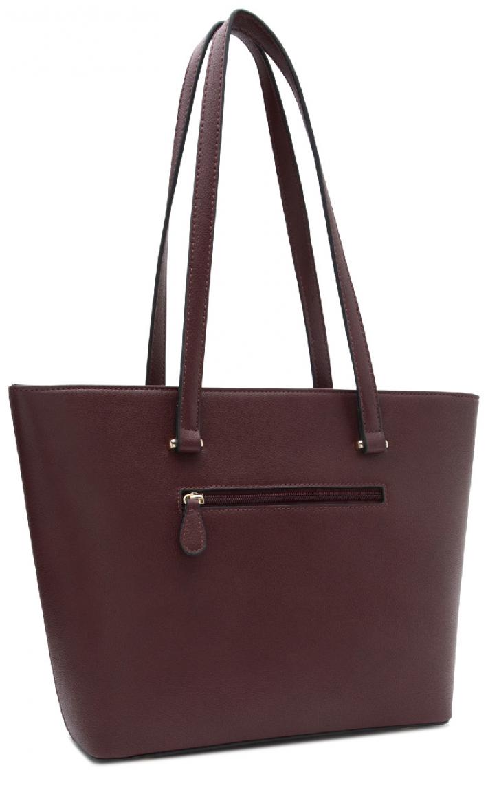 Damentasche Tote L.Credi Filippa Wine Rot vegan