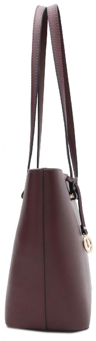 Damentasche Tote L.Credi Filippa Wine Rot vegan