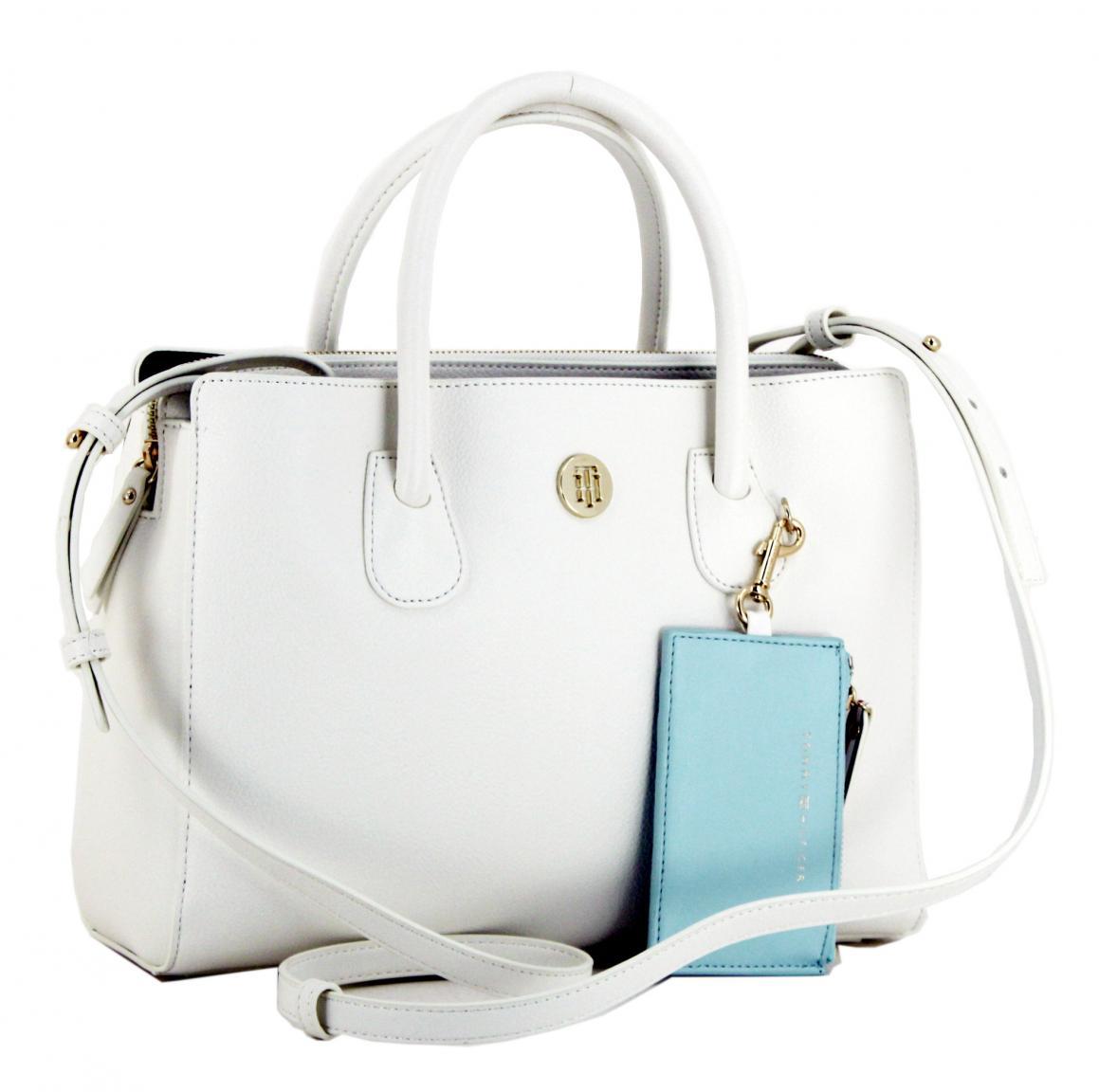 Damentasche weiß blau Tommy Hilfiger Charming Work Bag Etui