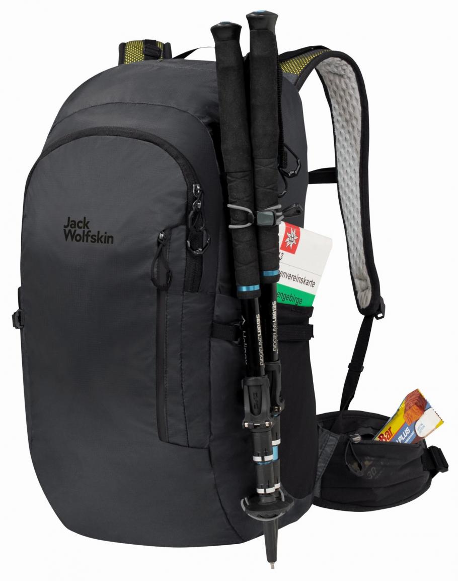 Dark Sea sportliche Wanderrucksack Jack Wolfskin blau Athmos Shape 24