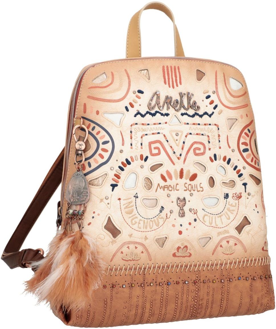 Daypack Anekke Menire Tribe Braun Feder