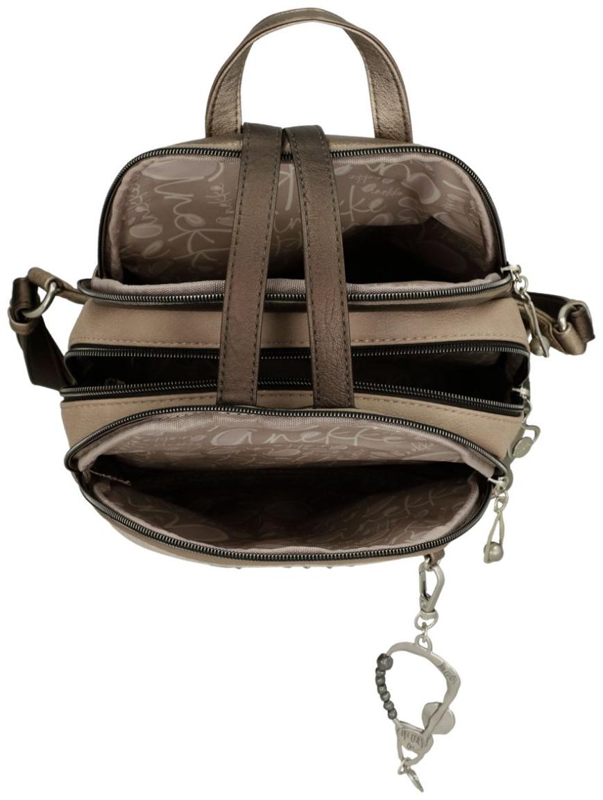 Daypack Anekke hell Finish Sophia Bücher Schriftrollen antik dunkelbeige Stickereien