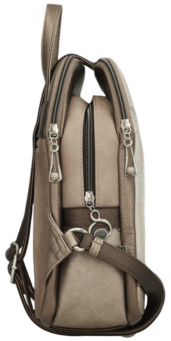 Daypack Anekke hell Finish Sophia Bücher Schriftrollen antik dunkelbeige Stickereien