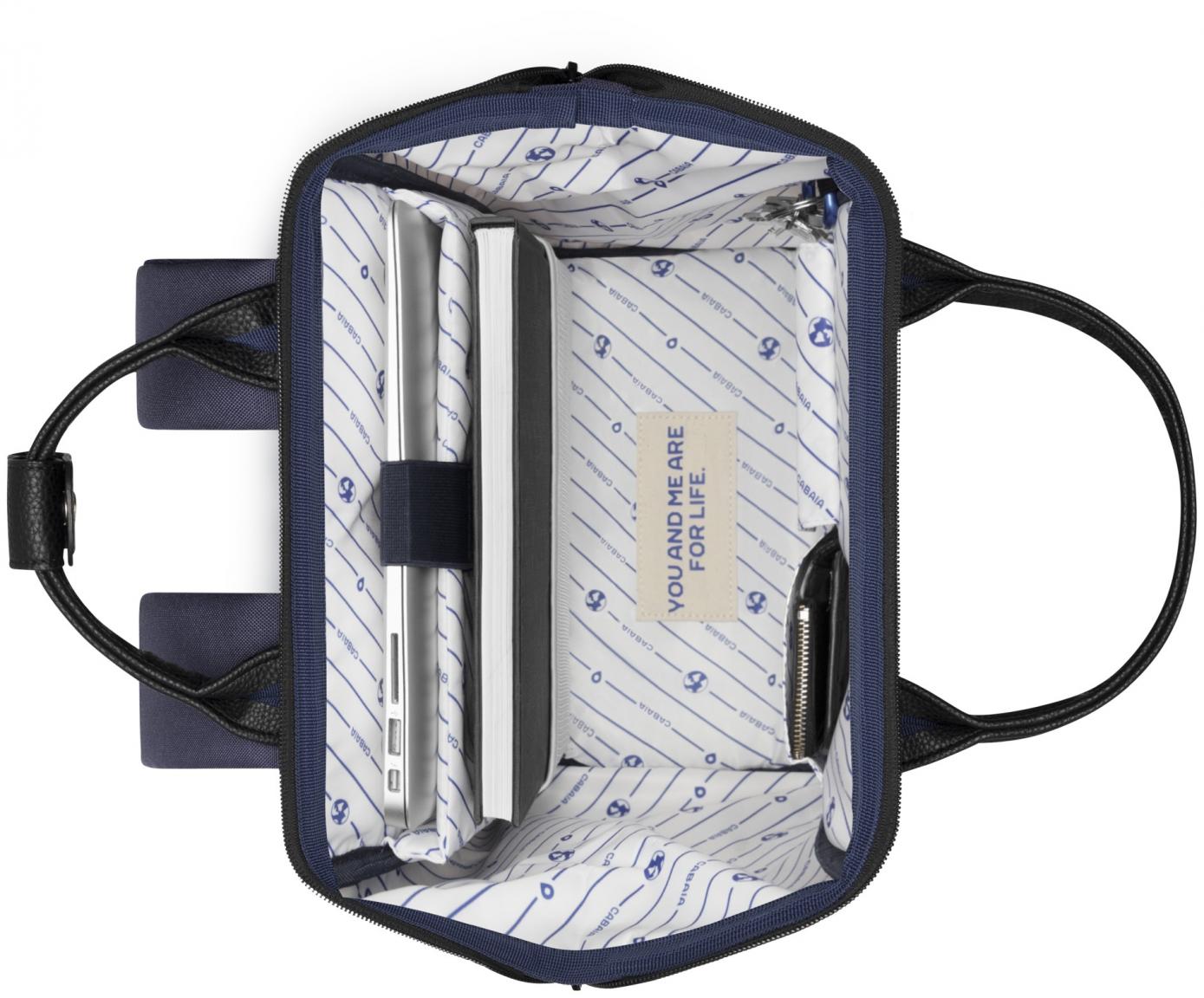 Daypack Cabaia Adventurer Medium Dusseldorf dunkelblau Wechselpouch