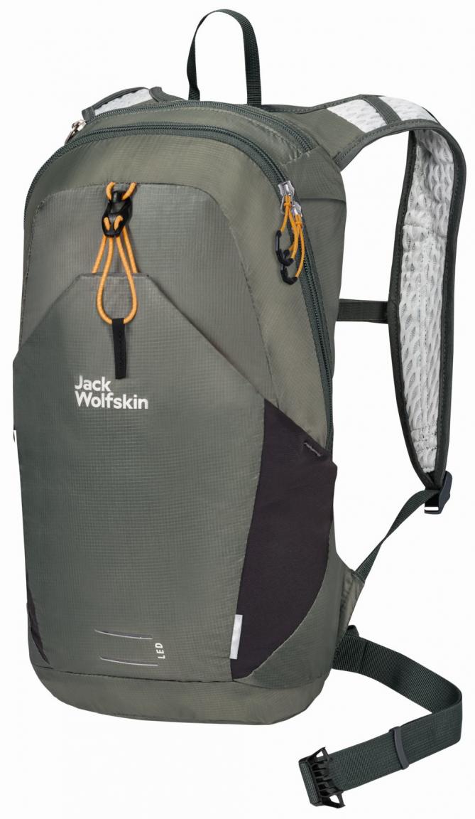 Daypack Radtour Jack Wolfskin grün Moab Jam 10 Liter Gecko Green