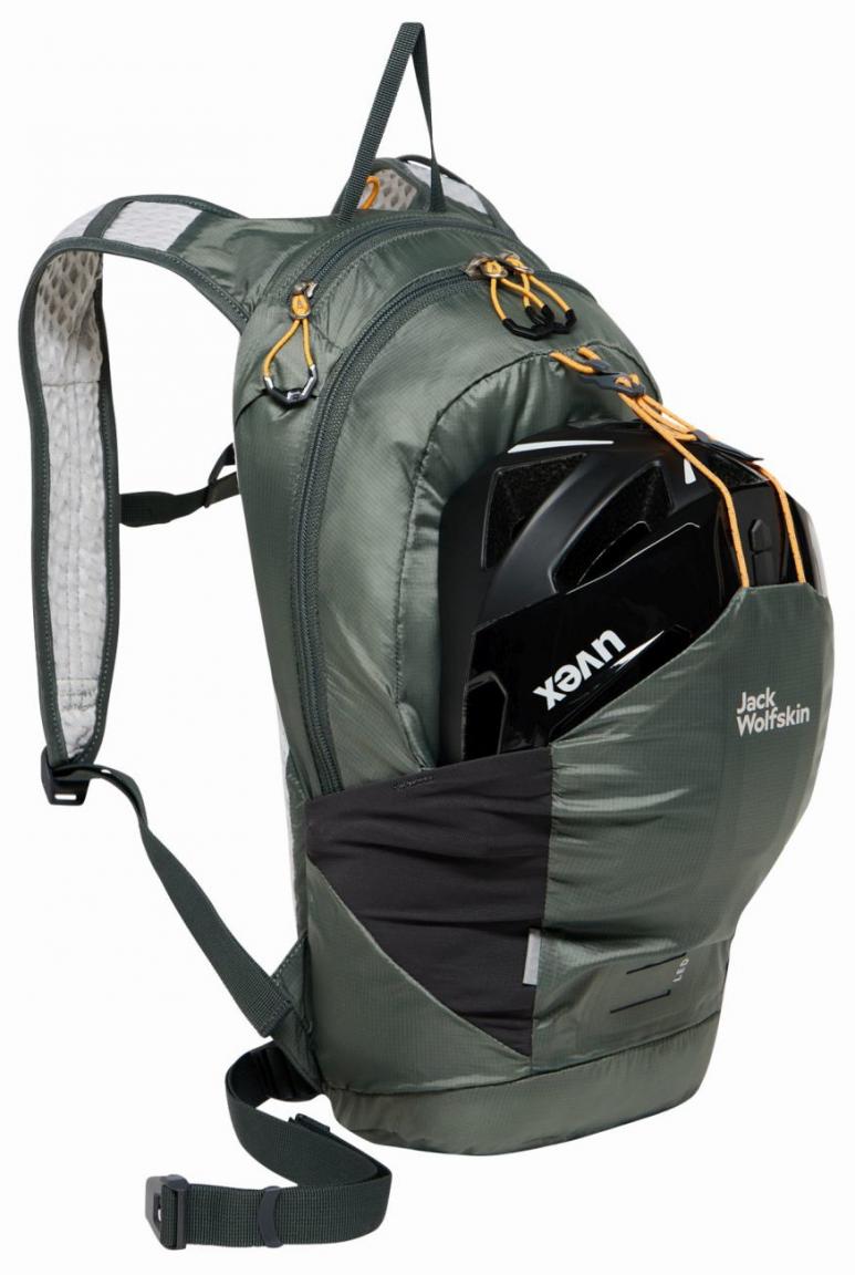 Daypack Radtour Jack Wolfskin grün Moab Jam 10 Liter Gecko Green