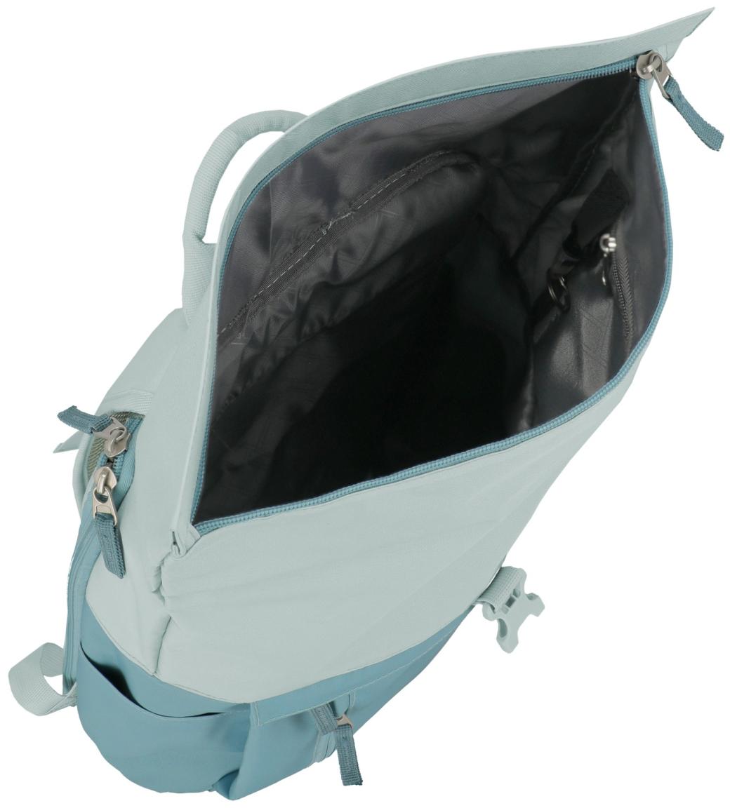 Daypack eisblau Travelite Basics Rollup Backpack mit Laptopfach