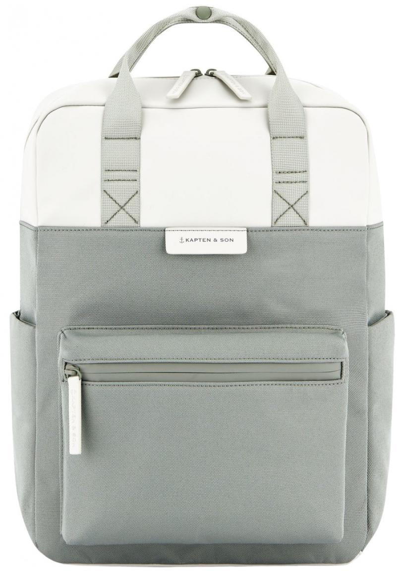 Daypack grün Kapten & Son Bergen Pro Muted Sage Laptopfach