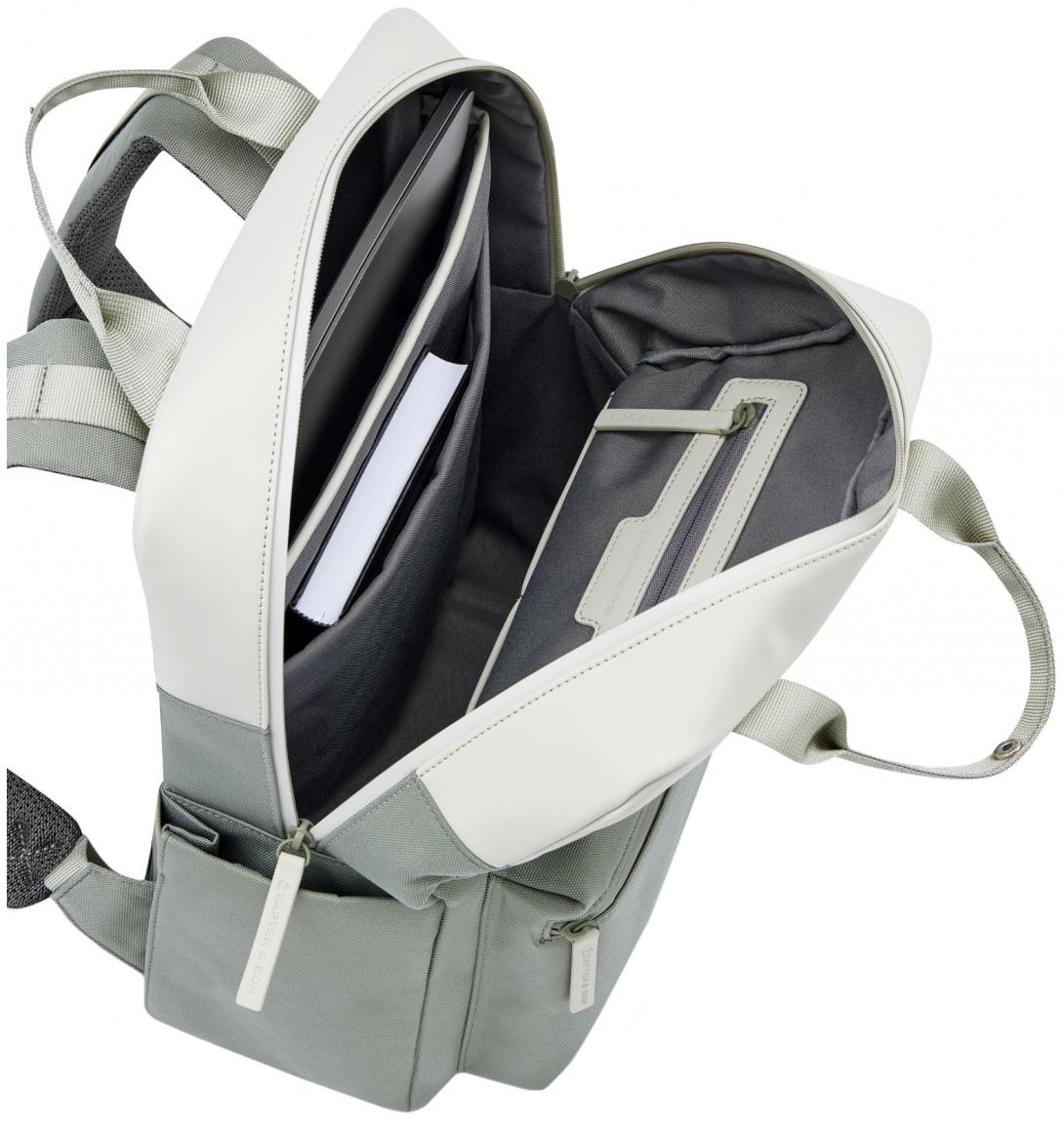 Daypack grün Kapten & Son Bergen Pro Muted Sage Laptopfach