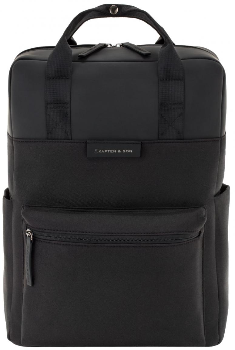 Daypack klassisch schwarz Kapten & Son Bergen wasserabweisend