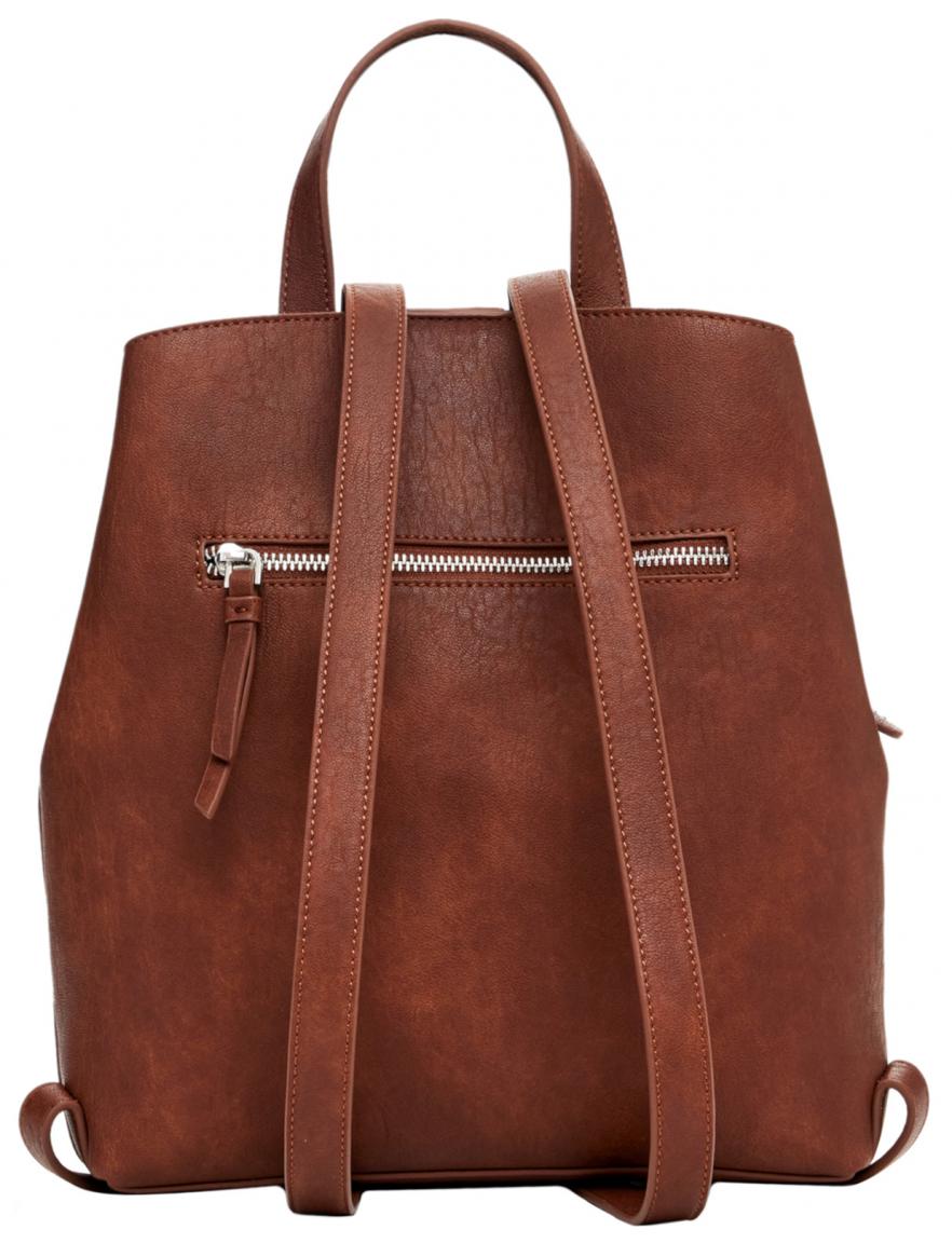 Dejavu brauner Rucksack Stickerei Mandala Desigual rockig