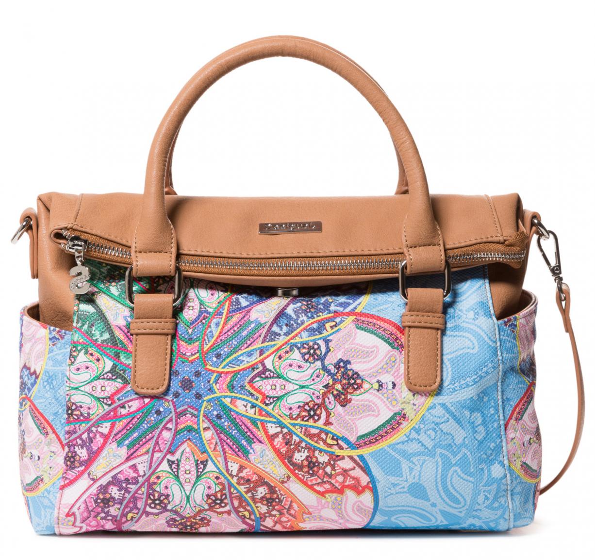 Desigual farbenfrohe Handtasche Loverty Mexican Cards ...