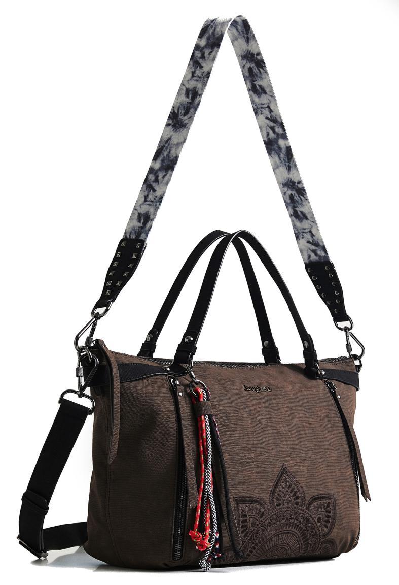 Desigual Aquiles Libia Chocolate dunkelbraun geräumige Handtasche