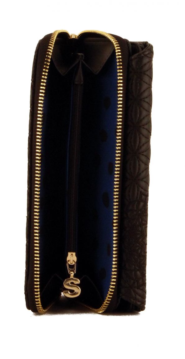 Desigual Beating Heart Maria Kunstledergeldtasche bestickt