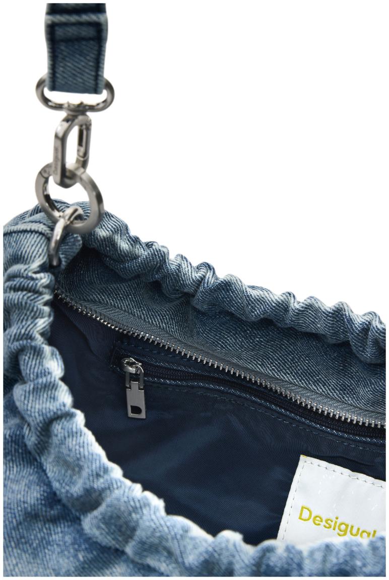 Desigual Beuteltasche kompakt Waverly Jeans Flechtriemen
