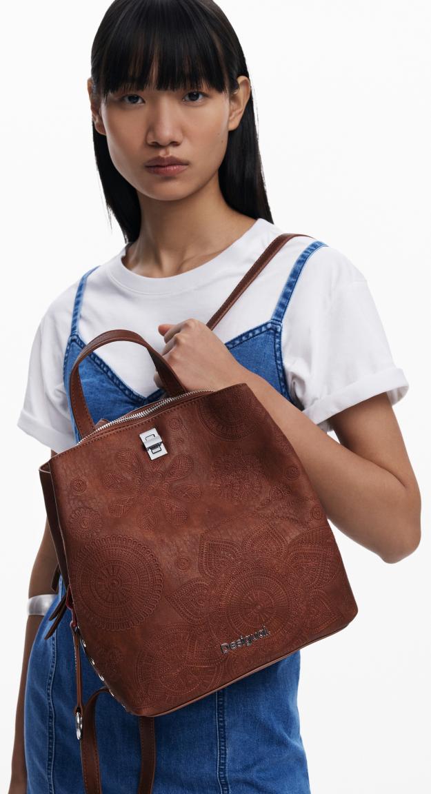 Desigual Citypack Camel bestickt Dejavu Sumy Mini