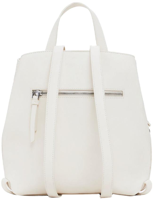 Desigual Cityrucksack beige Dejavu Mandalsa bestickt Crudo Sumy