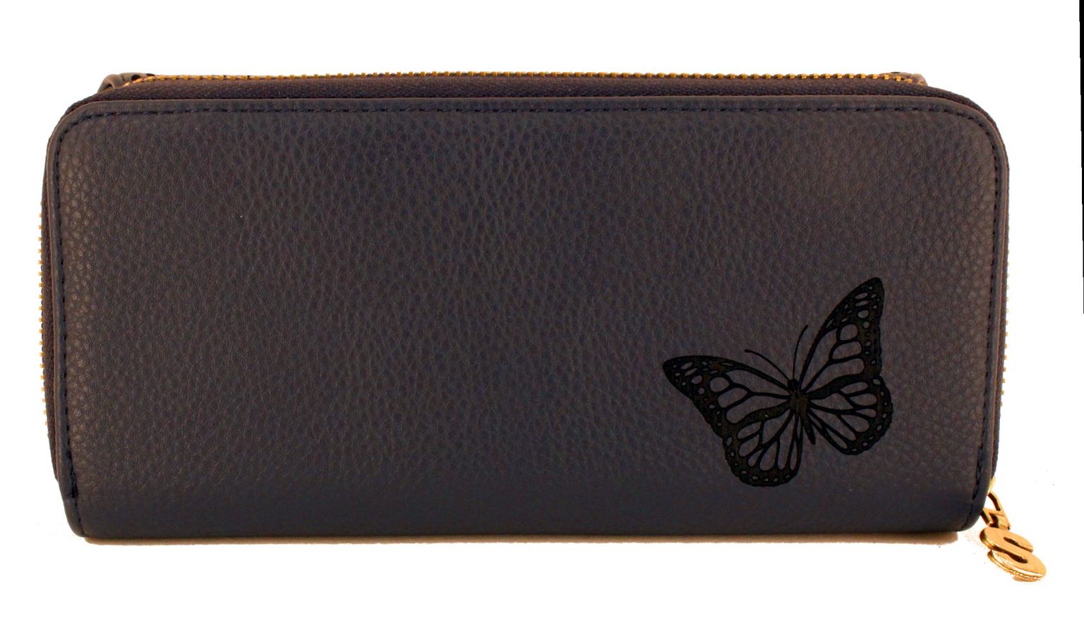 Desigual Damenbörse Maria Holewood Stanzmuster Blau