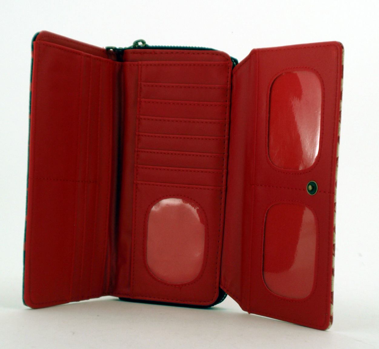 Desigual Damenbörse Maria Holewood Stanzmuster Blau