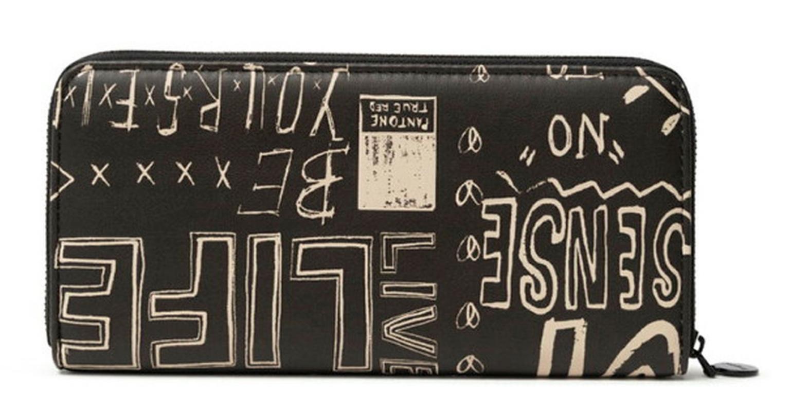 Desigual Damengeldtasche Negro Hansmade Fiona schwarz beige