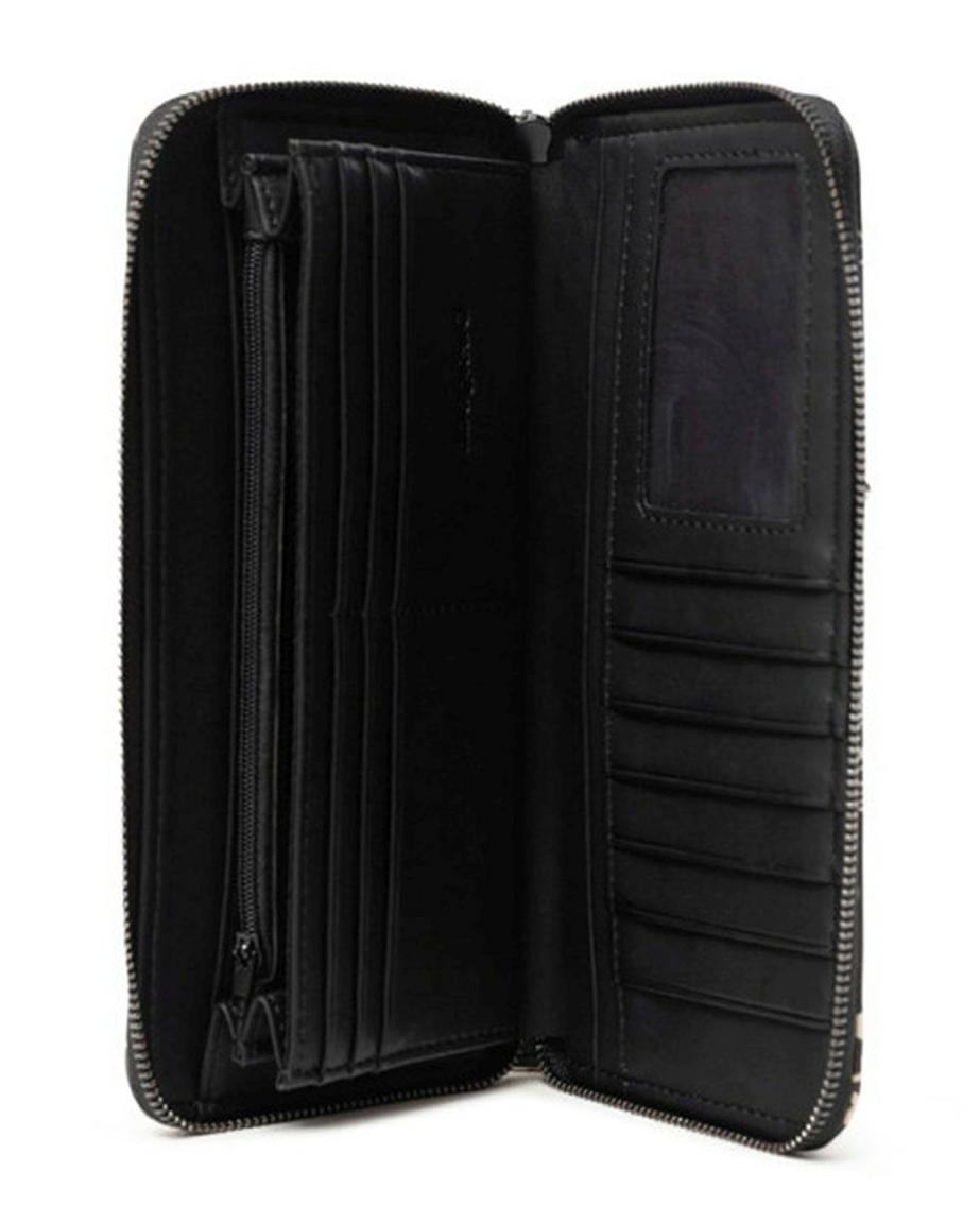 Desigual Damengeldtasche Negro Hansmade Fiona schwarz beige