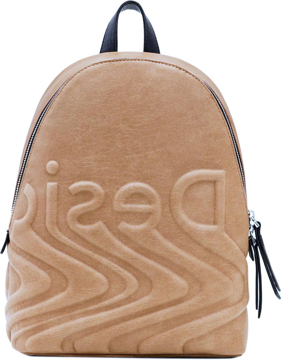 Desigual Damenrucksack Marron Mombasa Mini Logo