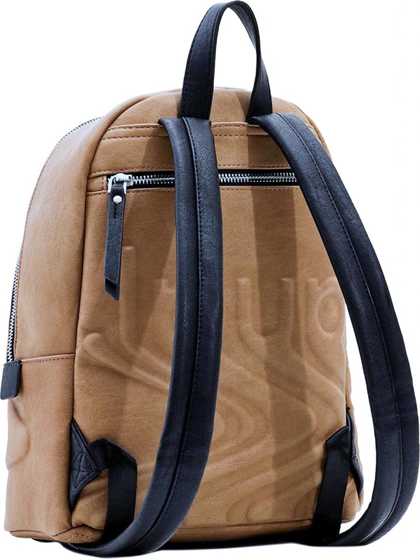 Desigual Damenrucksack Marron Mombasa Mini Logo