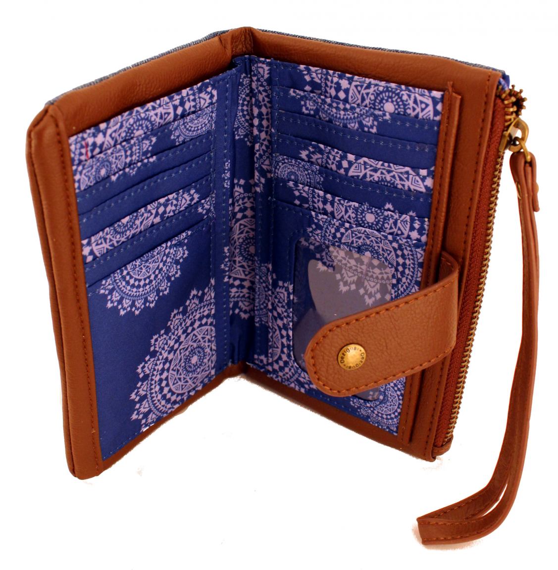 Desigual Geldbörse Long Puller African Art Jeans