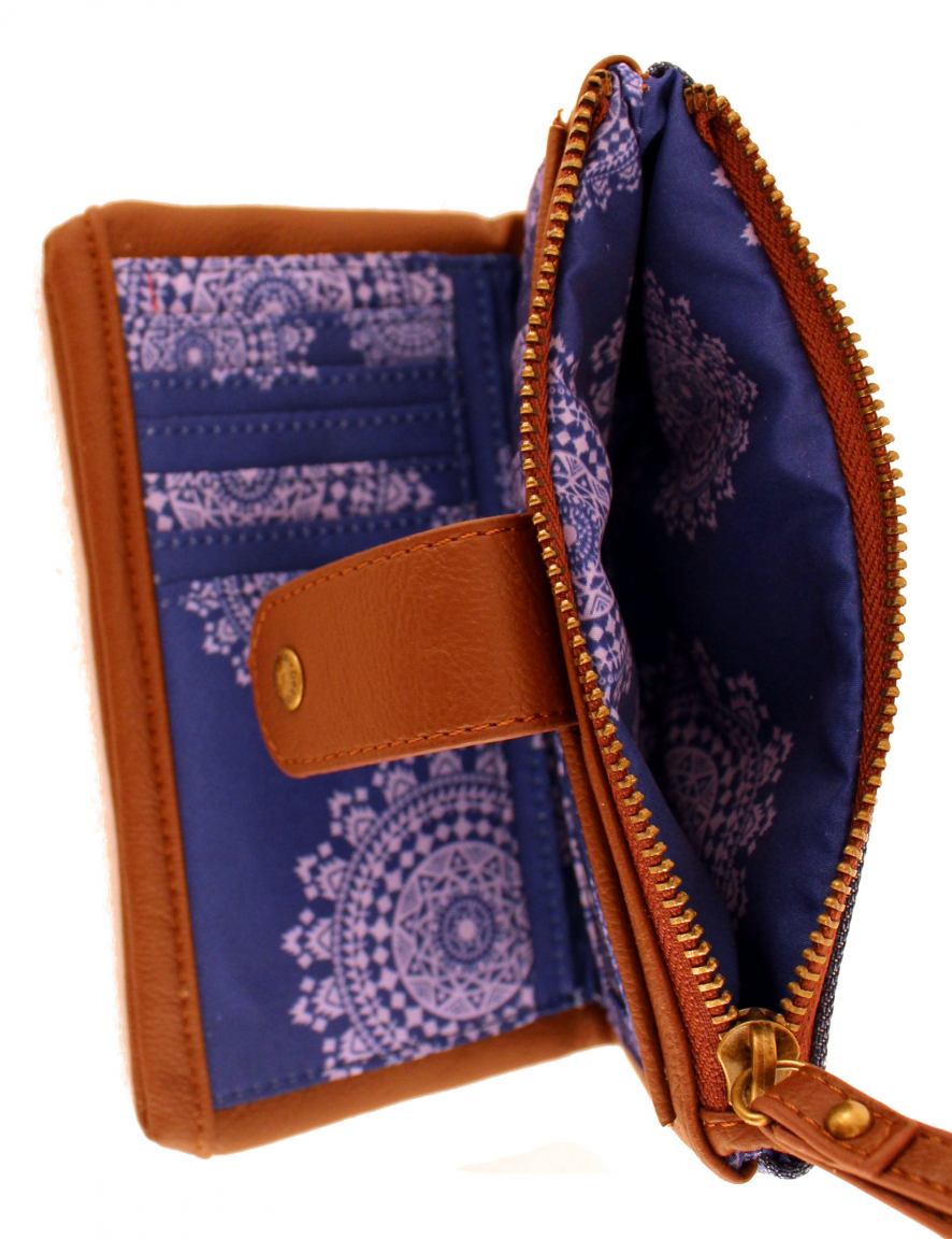 Desigual Geldbörse Long Puller African Art Jeans