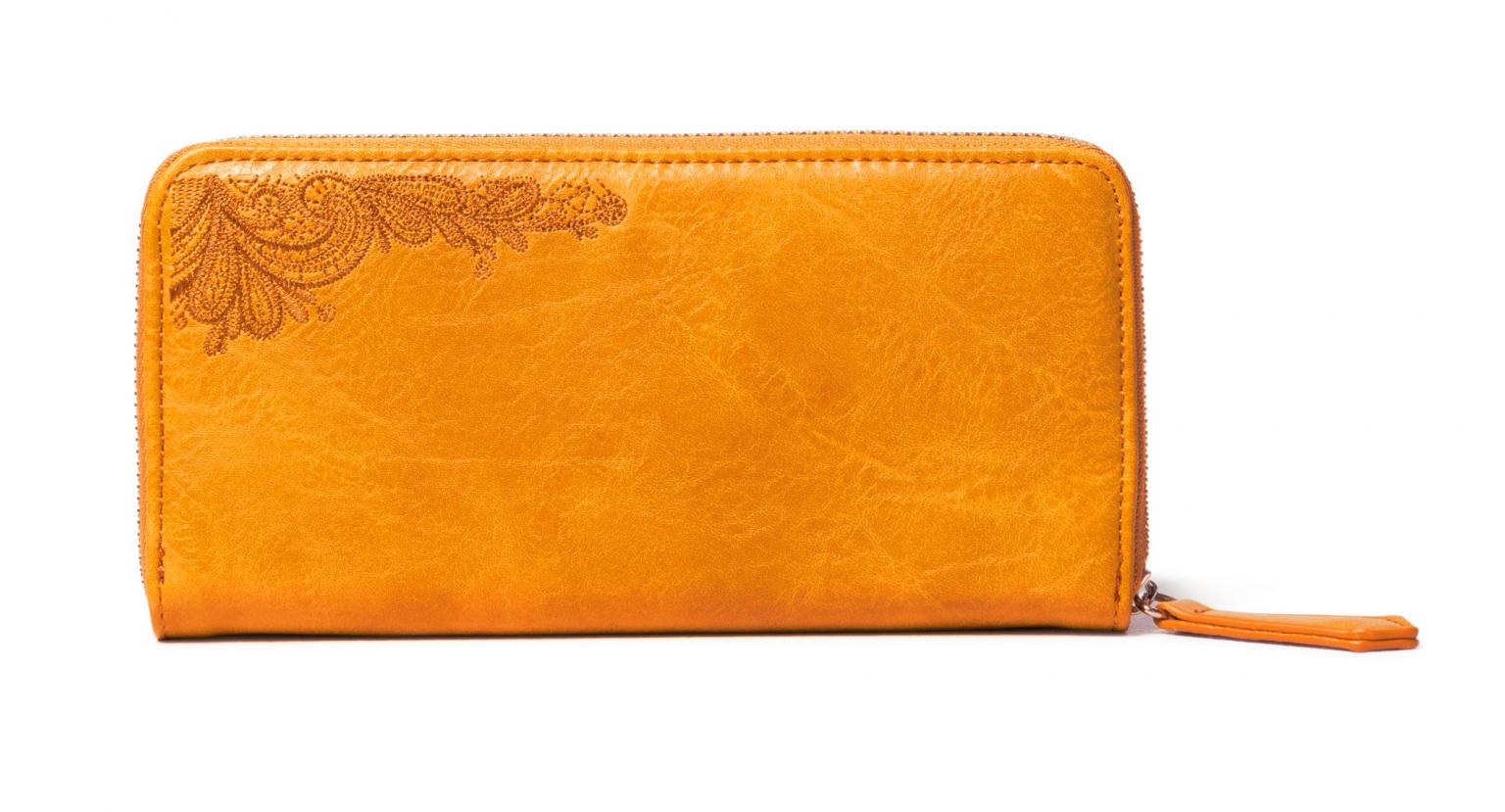 Desigual Geldbörse Zip Around Martini Amarillo Gelb