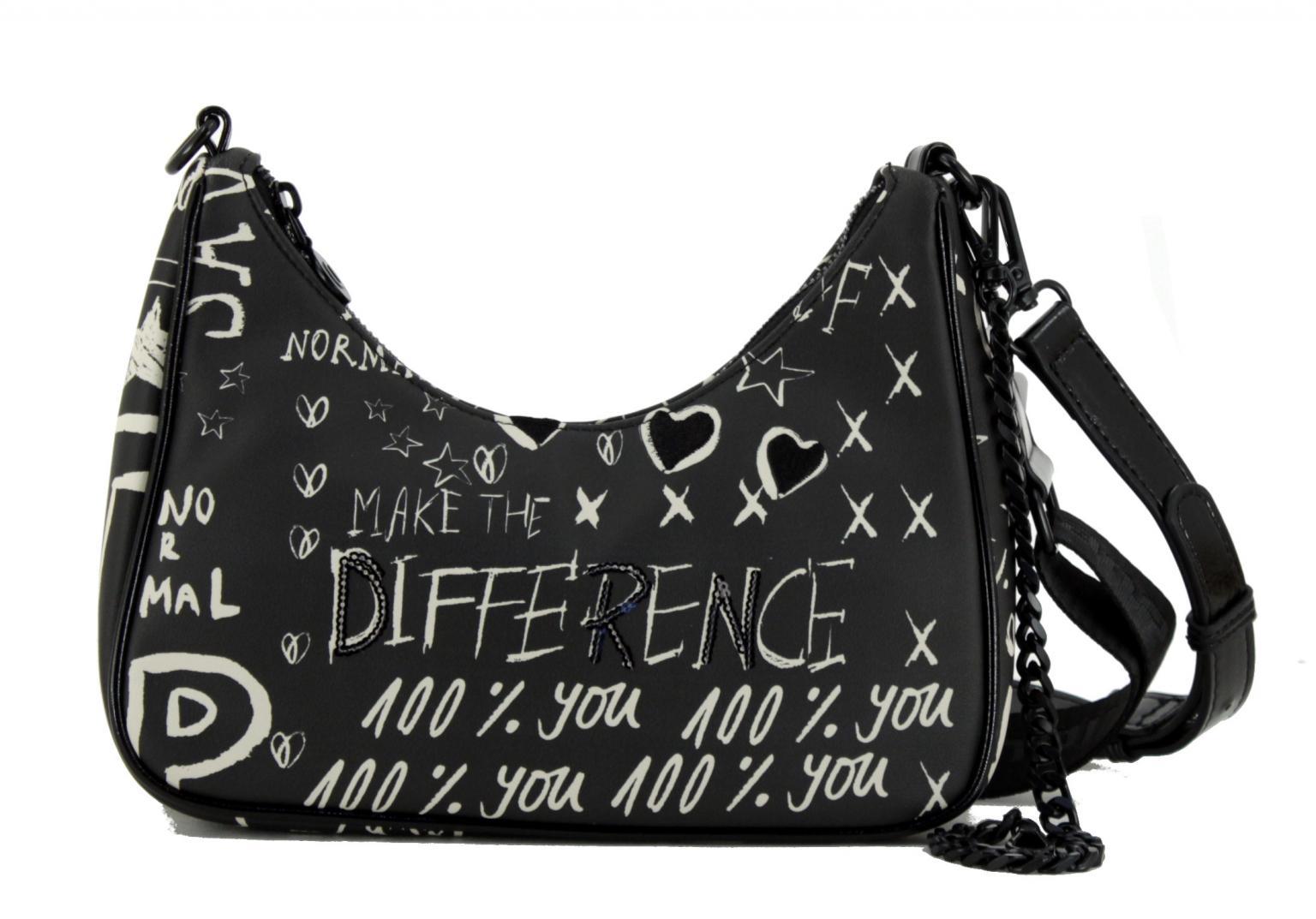 Desigual Handtasche Hansmade Medley Negro schwarz