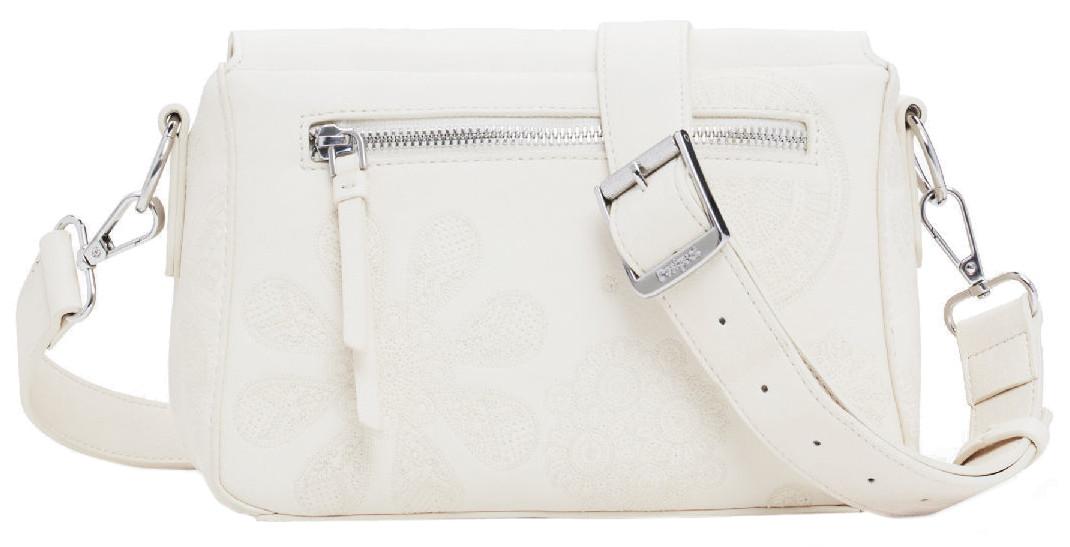 Desigual Handtasche beige Mandala Dejavu Phuket Mini Crudo Überschlag