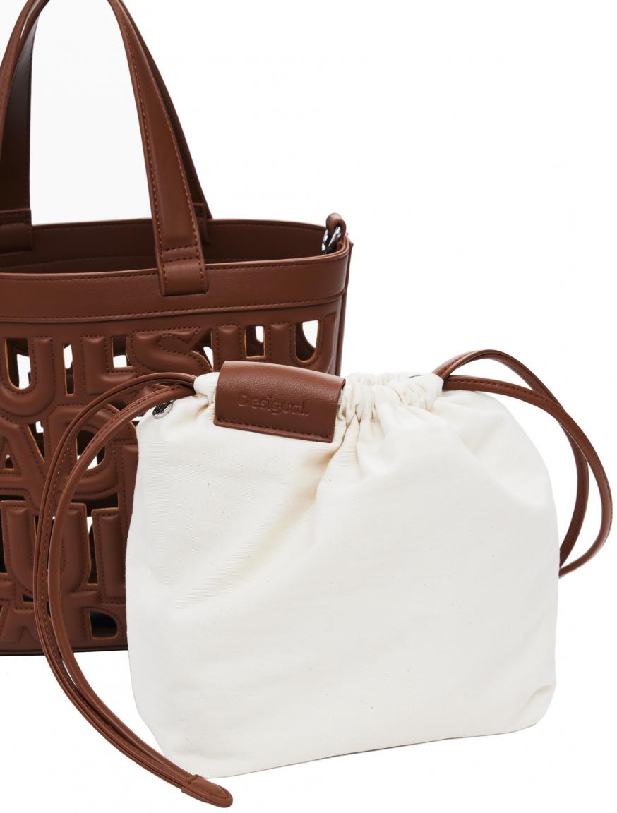 Desigual Handtasche cognac Maki Beutel Drawstring Valdivia